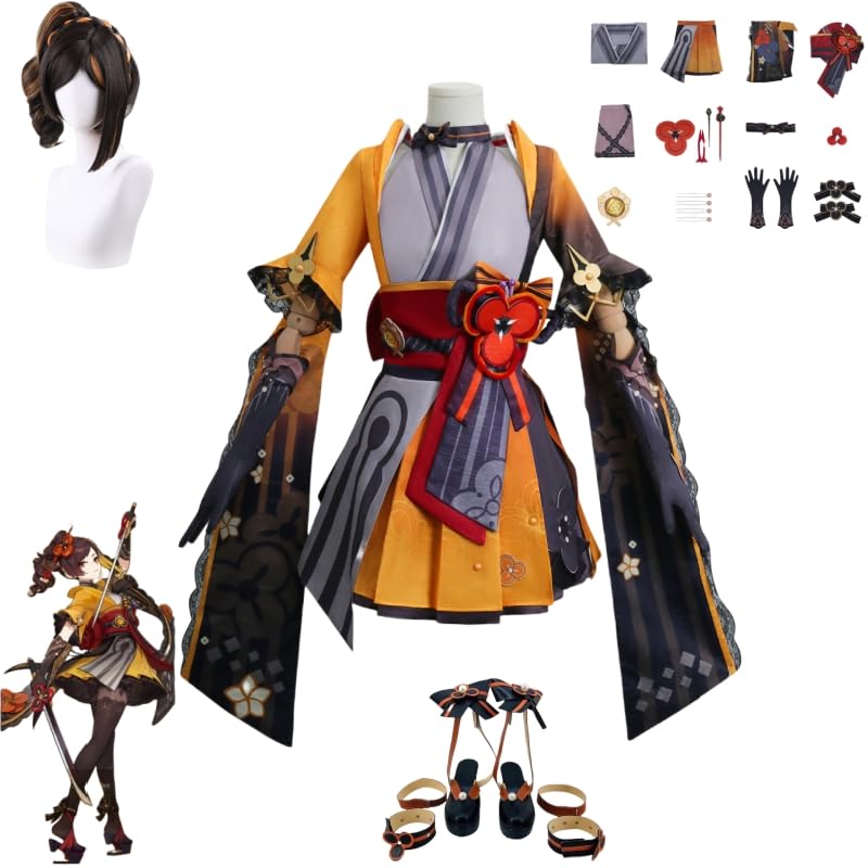 Amazon | [ミランダ] 原神 コスプレ衣装 千織 cosplay ウィッグ